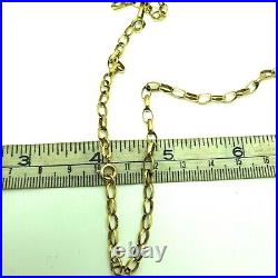 9ct Gold Belcher Link Chain 9ct Yellow Gold Hallmarked Belcher 20 inch 4mm