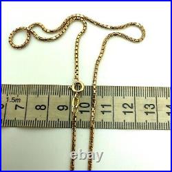 9ct Gold Box Chain Necklace 9ct Yellow Gold Hallmarked 16 1.7mm Box Link Chain