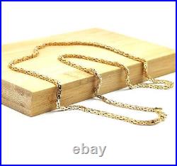 9ct Gold Byzantine Chain Necklace Hallmarked 22.06grams