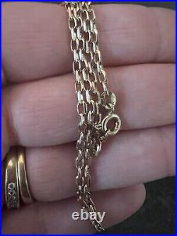 9ct Gold Cable Link Chain 5.3g