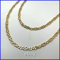 9ct Gold Celtic Link Chain 9ct Yellow Gold Hallmarked Celtic Link 18 Inch 4mm
