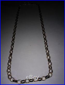 9ct Gold Chain 20 Belcher Chain + Box. 14.9 Gram of Solid Yellow Gold. V. G. C