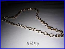 9ct Gold Chain 20 Belcher Chain + Box. 14.9 Gram of Solid Yellow Gold. V. G. C