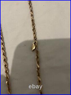 9ct Gold Chain 20 Inch 15.110 Grams (Receipt Included)