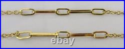 9ct Gold Chain 9ct Yellow Gold Fancy Link Adjustable Chain (23 & 26 inches)