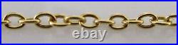 9ct Gold Chain 9ct Yellow Gold Fancy Link Adjustable Chain (23 & 26 inches)