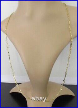 9ct Gold Chain 9ct Yellow Gold Fancy Link Adjustable Chain (23 & 26 inches)