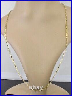 9ct Gold Chain 9ct Yellow Gold Fancy Link Adjustable Chain (23 & 26 inches)