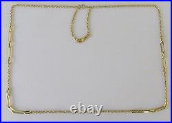 9ct Gold Chain 9ct Yellow Gold Fancy Link Adjustable Chain (23 & 26 inches)