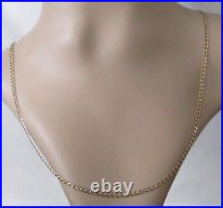 9ct Gold Chain 9ct Yellow Gold Flat Curb Chain (23 Inches)