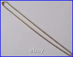 9ct Gold Chain 9ct Yellow Gold Flat Curb Chain (6.7g)