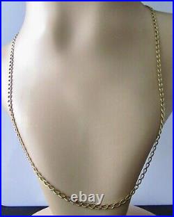 9ct Gold Chain 9ct Yellow Gold Flat Curb Chain (6.7g)