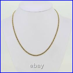 9ct Gold Chain 9ct Yellow Gold Tight Curb Chain 20 Inches
