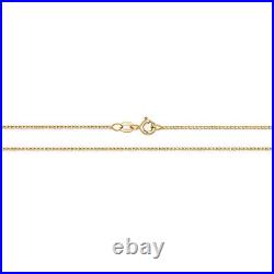 9ct Gold Chain Box Link 18 20 22 or 24 New
