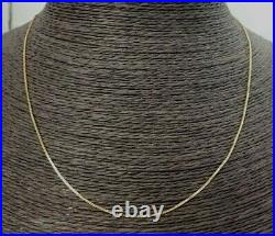 9ct Gold Chain Box Link 18 Or 20 Long Fully Hallmarked