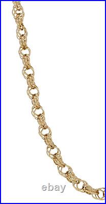 9ct Gold Chain/Necklace 26.54g Fancy Plain 20 Fully Hallmarked