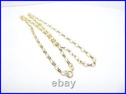 9ct Gold Chain Oval Belcher Solid Link Hallmarked 18'' 5 grams Gift Box