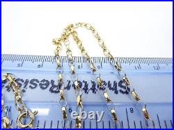 9ct Gold Chain Oval Belcher Solid Link Hallmarked 18'' 5 grams Gift Box