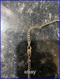 9ct Gold Chain & Panther/Puma Pendant