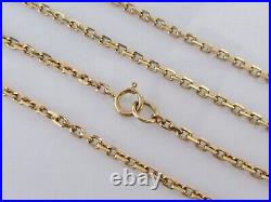 9ct Gold Chain Vintage 9ct Yellow Gold Cable Chain (20 inches)