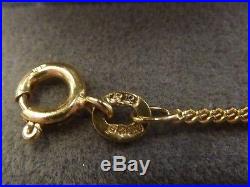 9ct Gold Child's 16 1/2 Fancy Chain & 6 1/2 Bracelet Set 6.4 grams