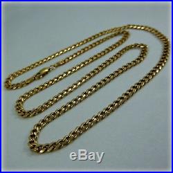 9ct Gold Classic Curb Link Necklet