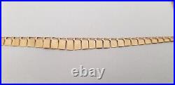 9ct Gold Cleopatra Vintage Graduated Link Necklace-beautiful