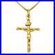 9ct-Gold-Crucifix-Cross-Pendant-Necklace-With-18-Gold-Chain-01-le