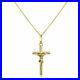 9ct-Gold-Crucifix-Pendant-Necklace-Belcher-Chain-Cross-Christian-Faith-Necklaces-01-oegi