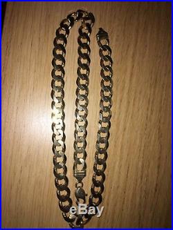 9ct Gold Curb Chain 20 heavy
