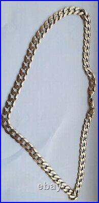 9ct Gold Curb Chain 59.43