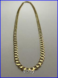 9ct Gold Curb Chain UK Hallmarked Yellow Gold 20 9CT GOLD NECKLACE