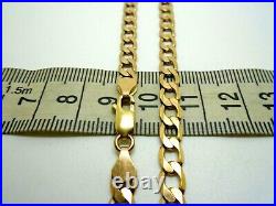 9ct Gold Curb Link Chain 9ct Yellow Gold Hallmarked 18 inch 5mm Curb Link Chain