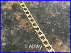 9ct Gold Curb Necklace 61cm 9.44 Grams