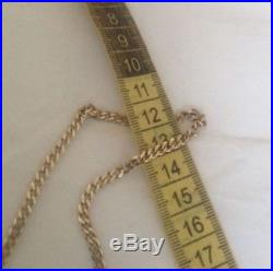 9ct Gold Curb Necklace /Chain 18 Weight 11g