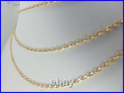 9ct Gold Diamond Cut Belcher Chain 16,18,20,22,24,28 inch 9cn05/0063