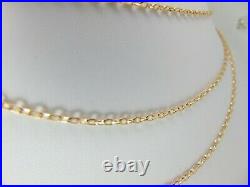 9ct Gold Diamond Cut Belcher Chain 16,18,20,22,24,28 inch 9cn05/0063