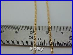 9ct Gold Diamond Cut Belcher Chain 16,18,20,22,24,28 inch 9cn05/0063