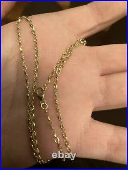 9ct Gold Diamond Cut Belcher Chain Brand New