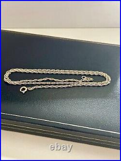 9ct Gold Double Link 18inch Chain / Necklace