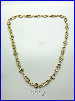 9ct Gold Fancy Link Chain 8.0mm 17
