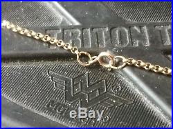 9ct Gold Fine Belcher Chain Necklace