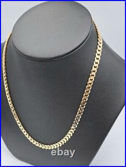 9ct Gold Fine Curb Chain 25.2grams Full Hallmark
