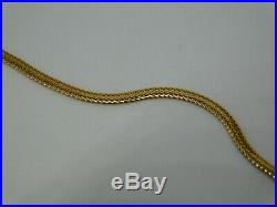 9ct Gold Flat Foxtail Link Chain