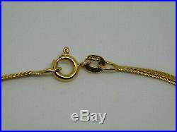 9ct Gold Flat Foxtail Link Chain
