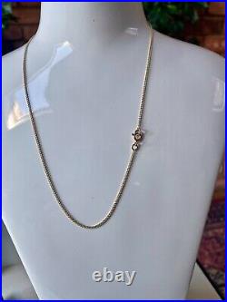 9ct Gold Fully Hallmarked 18 inch Chain