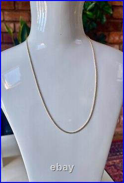 9ct Gold Fully Hallmarked 18 inch Chain