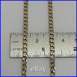 9ct Gold Hallmarked 20 Plain Curb Link Chain Necklace. Goldmine Jewellers