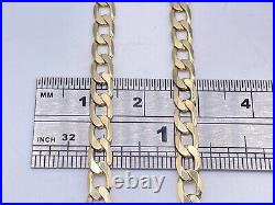 9ct Gold Hallmarked 22 Plain Curb Link Chain. Goldmine Jewellers