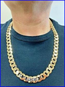 9ct Gold Heavy Curb Chain 12.5mm 24 CHEAPEST ON EBAY